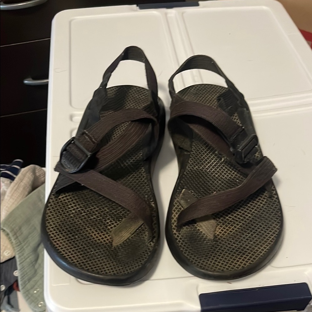 Chaco Black Strappy Sandals